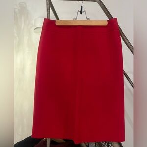 Banana Republic sz. 8 TALL red ✏️ pencil skirt.
